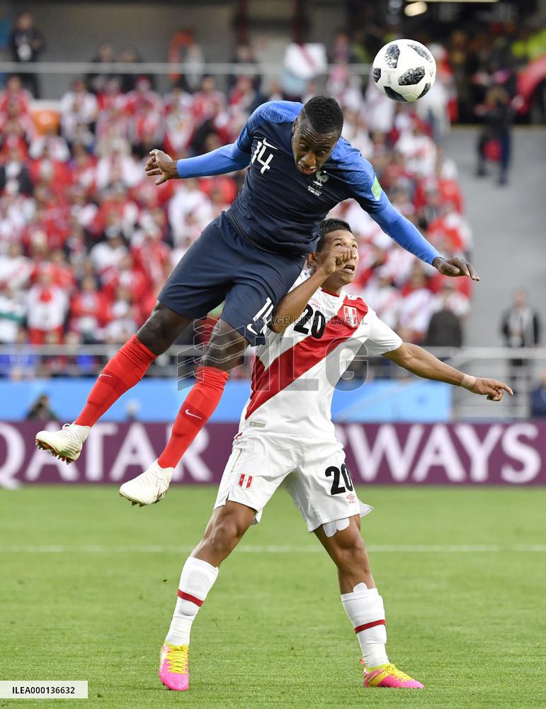 Football: France vs Peru at World Cup