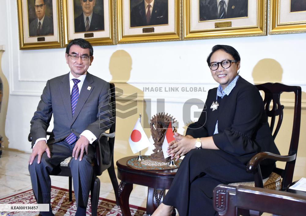 Japan, Indonesia foreign ministers