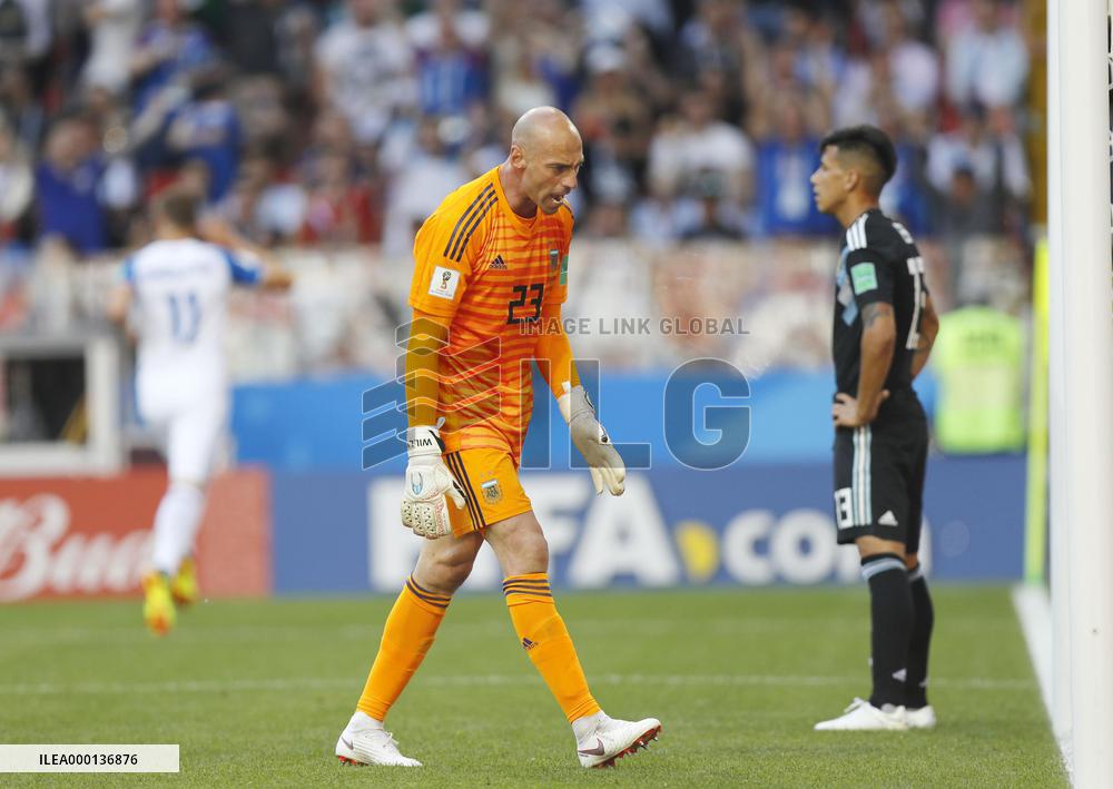 Football: Argentina vs Iceland at World Cup