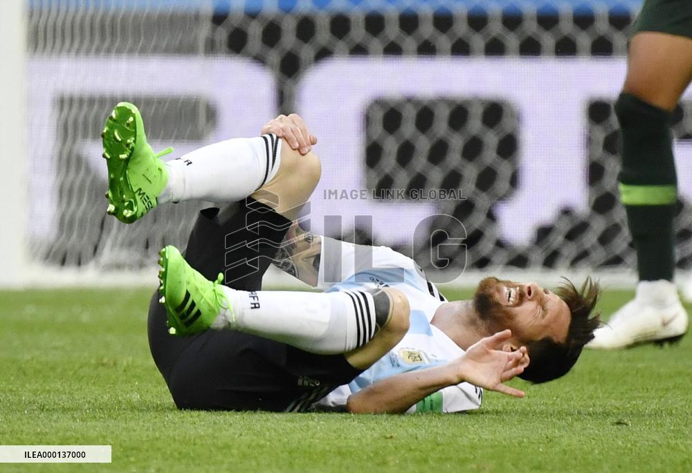 Football: Nigeria vs Argentina at World Cup
