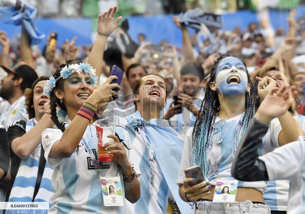 Football: Nigeria vs Argentina at World Cup