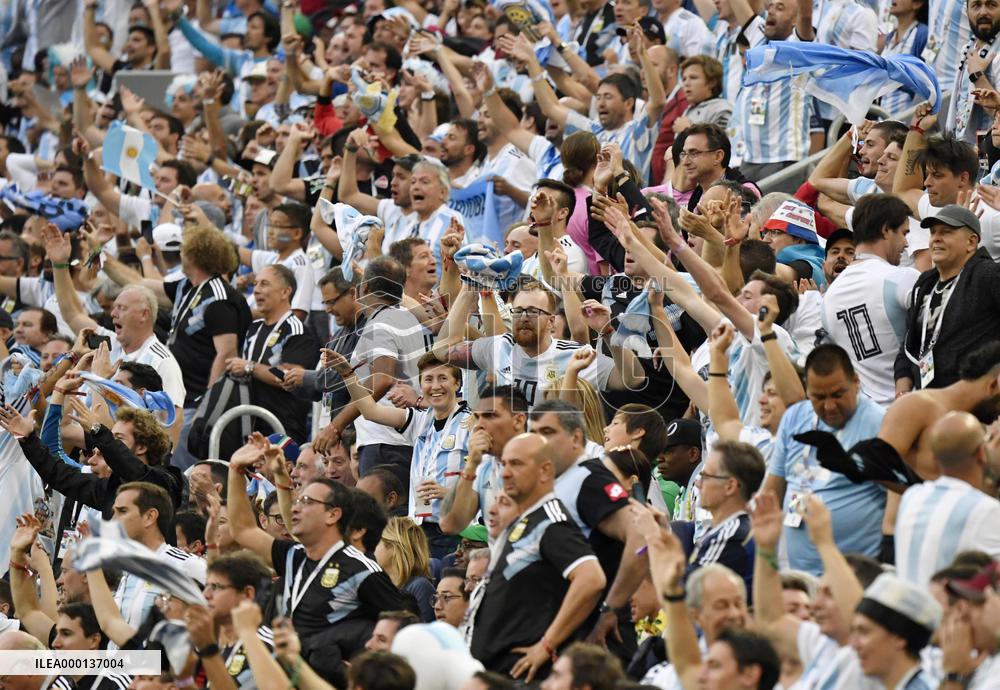Football: Nigeria vs Argentina at World Cup