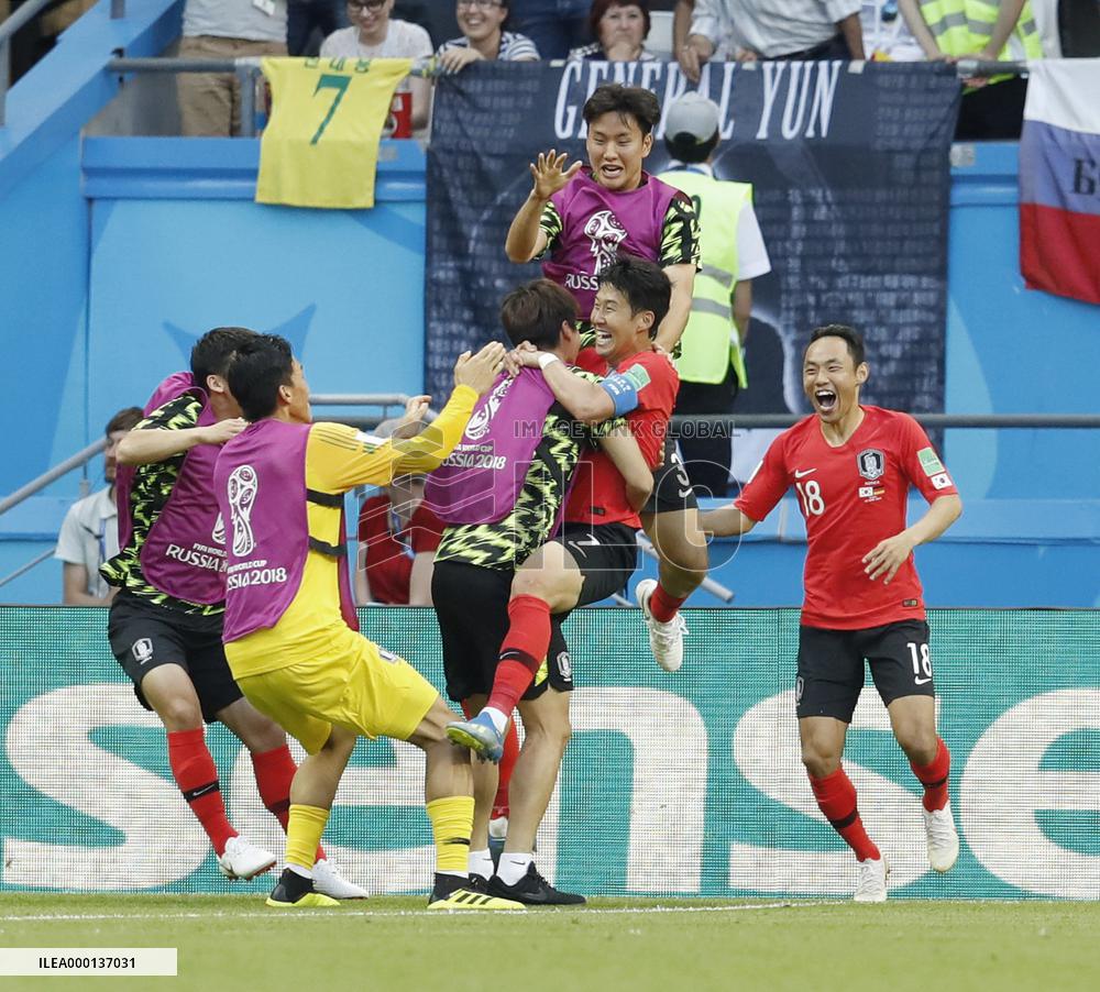 Football: Germany vs South Korea at World Cup