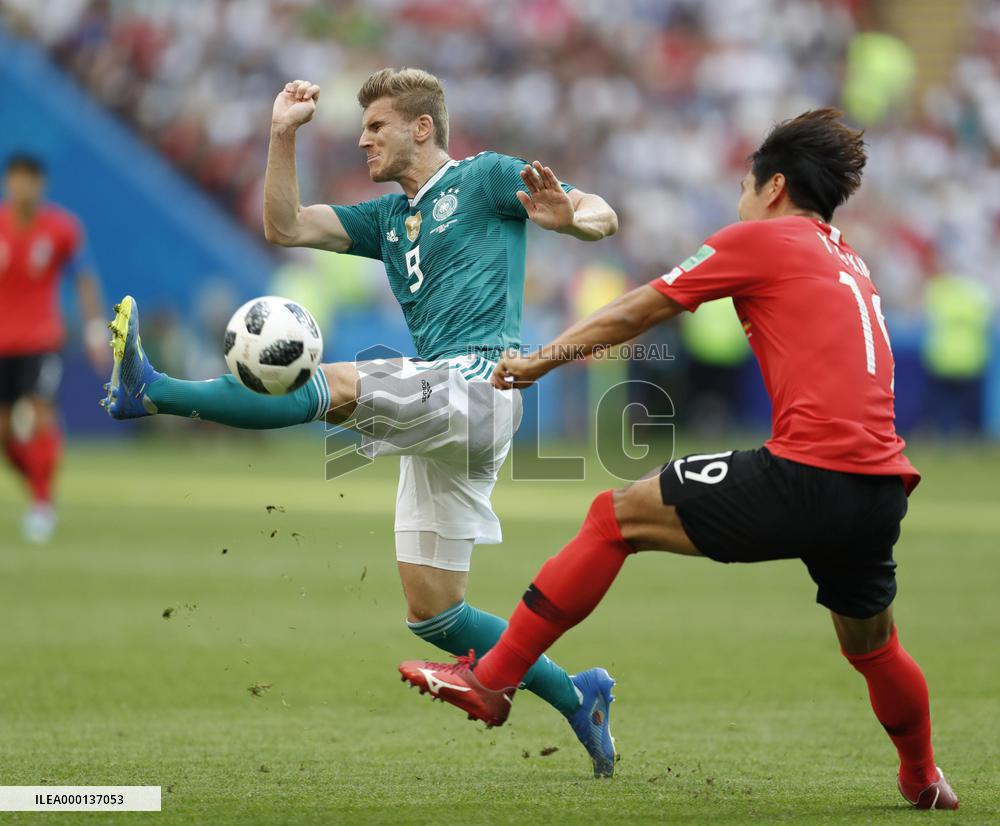 Football: Germany vs South Korea at World Cup