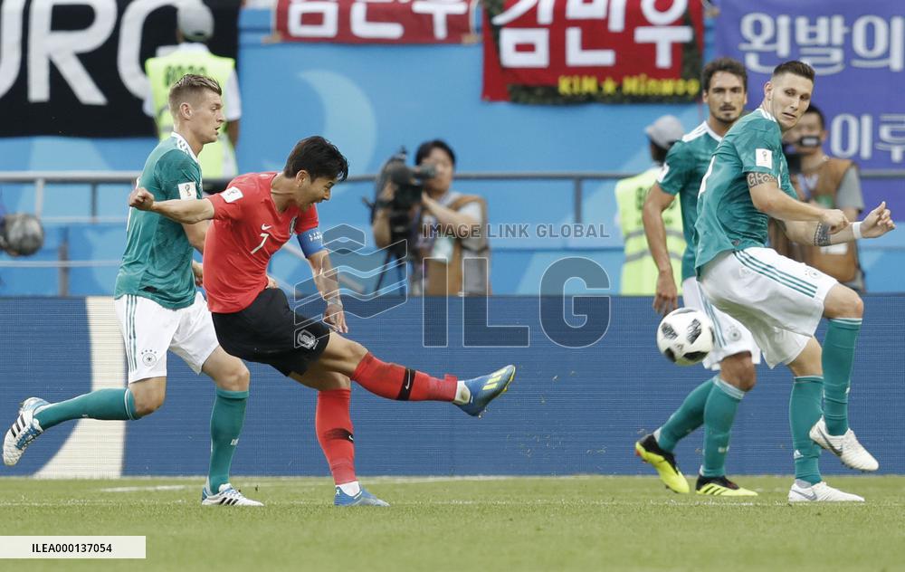 Football: Germany vs South Korea at World Cup