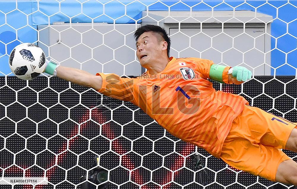 Football: Japan vs Poland at World Cup