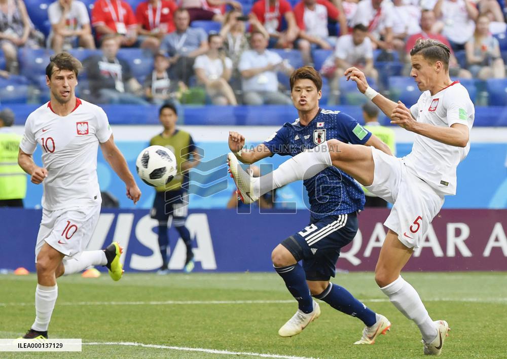 Football: Japan vs Poland at World Cup