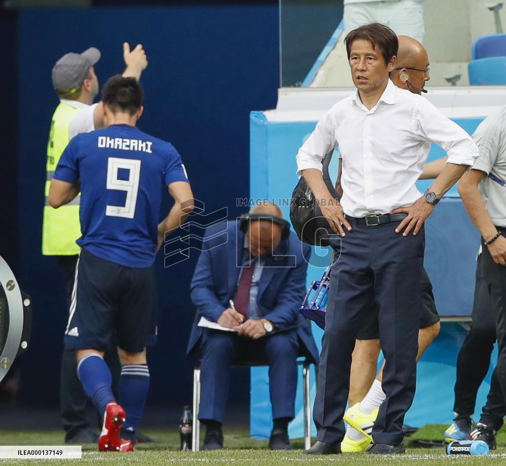 Football: Japan vs Poland at World Cup
