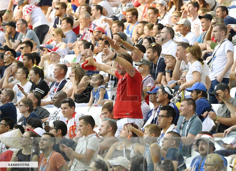 Football: Japan vs Poland at World Cup