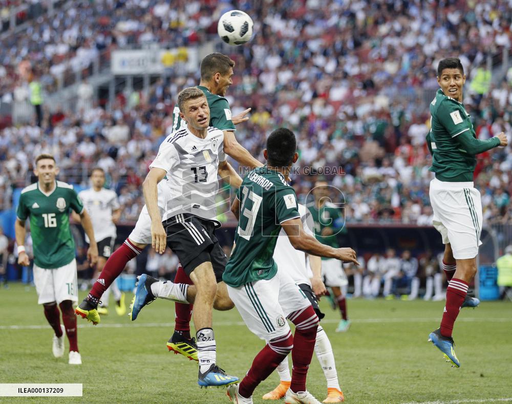 Football: Germany vs Mexico at World Cup