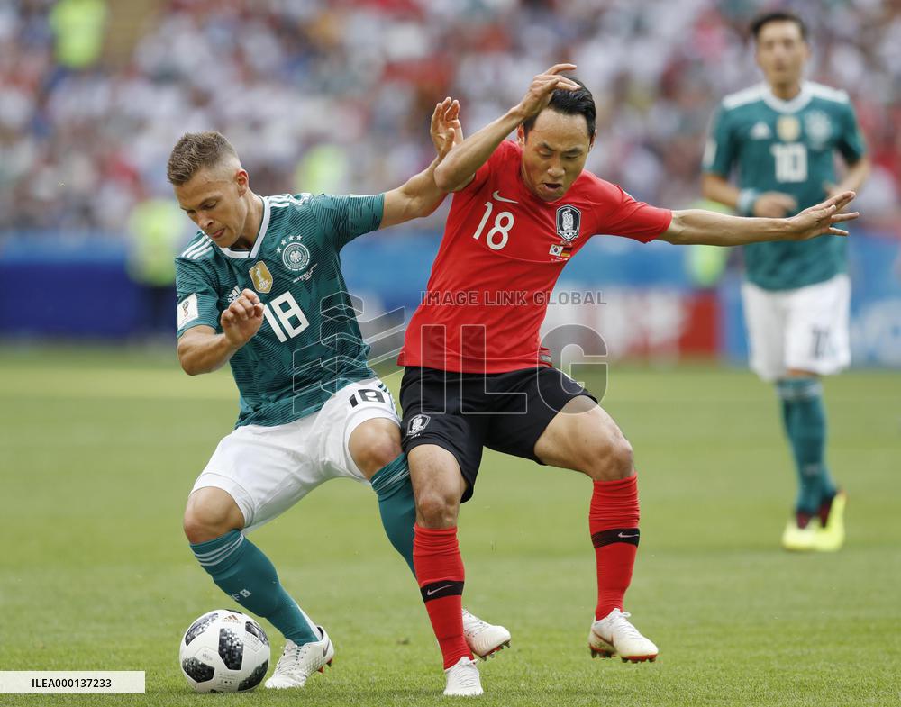 Football: S. Korea vs Germany at World Cup