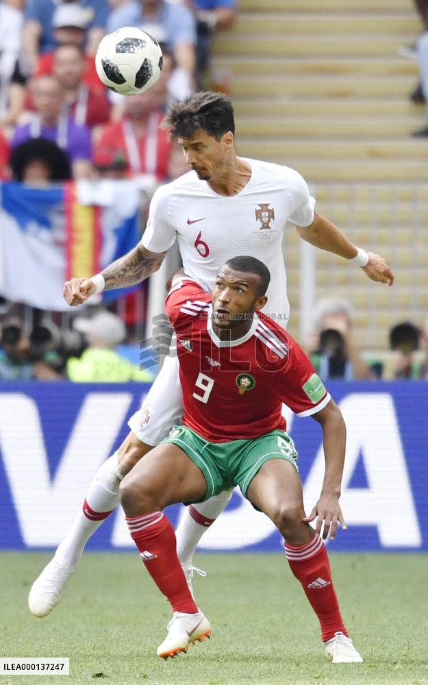 Football: Portugal vs Morocco at World Cup