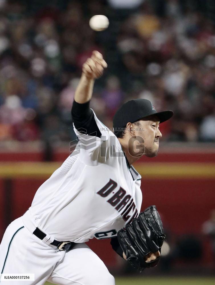 Baseball: Hirano of Diamondbacks