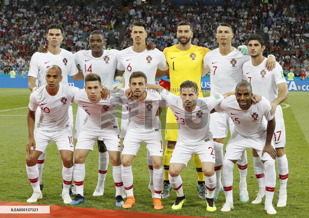 Football: Uruguay vs Portugal at World Cup