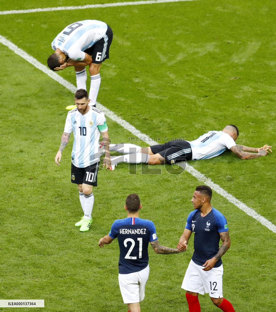 Football: France vs Argentina at World Cup