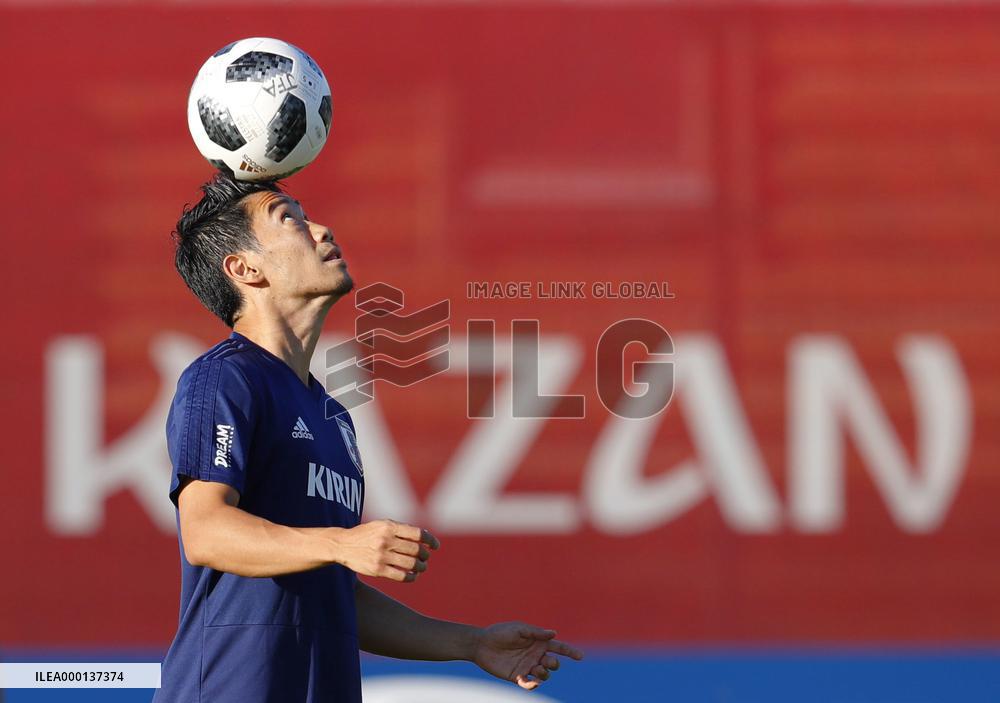 Football: Japan squad at World Cup