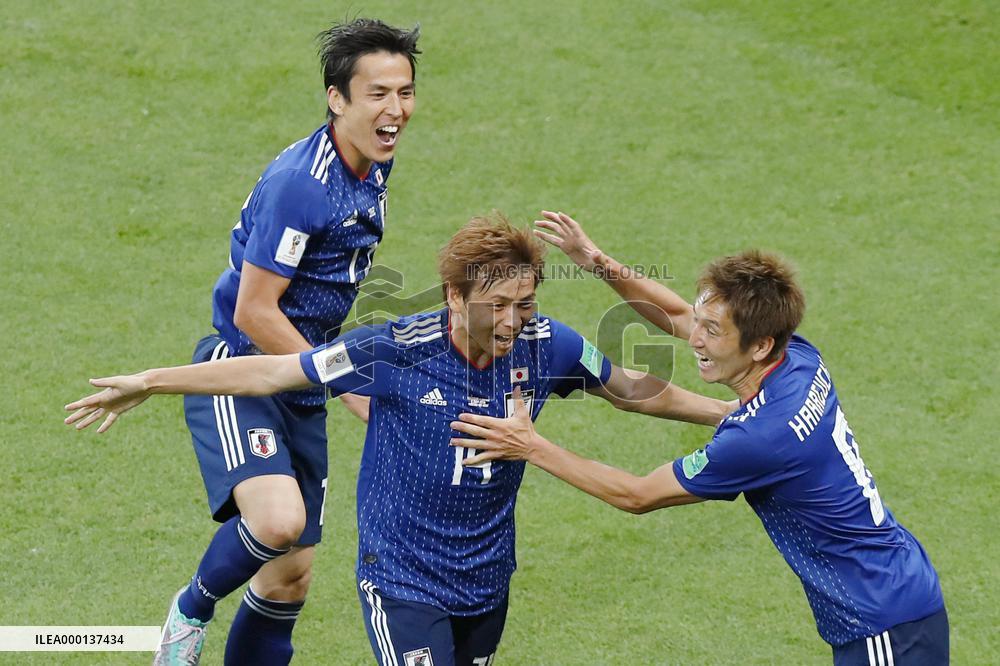 Football: Japan vs Belgium at World Cup
