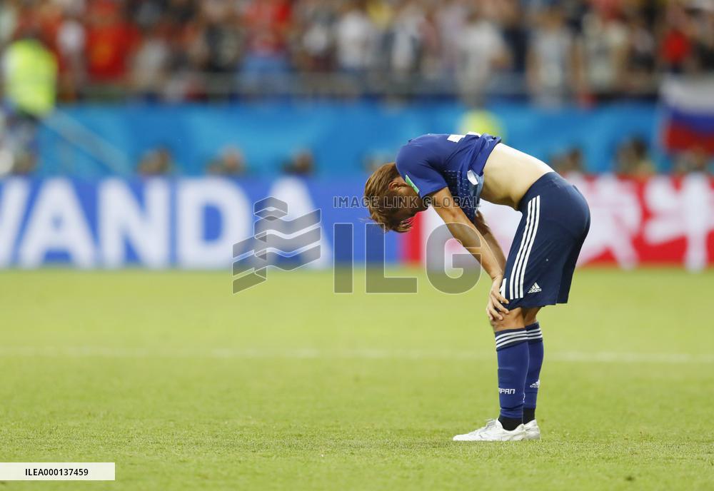 Football: Japan vs Belgium at World Cup