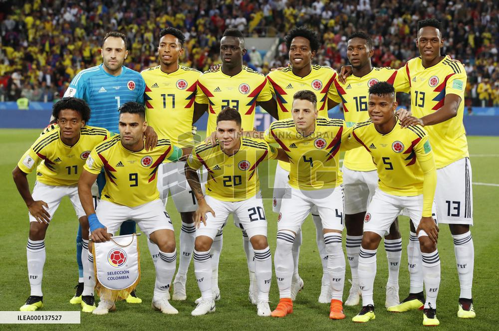 Football: Colombia vs England at World Cup