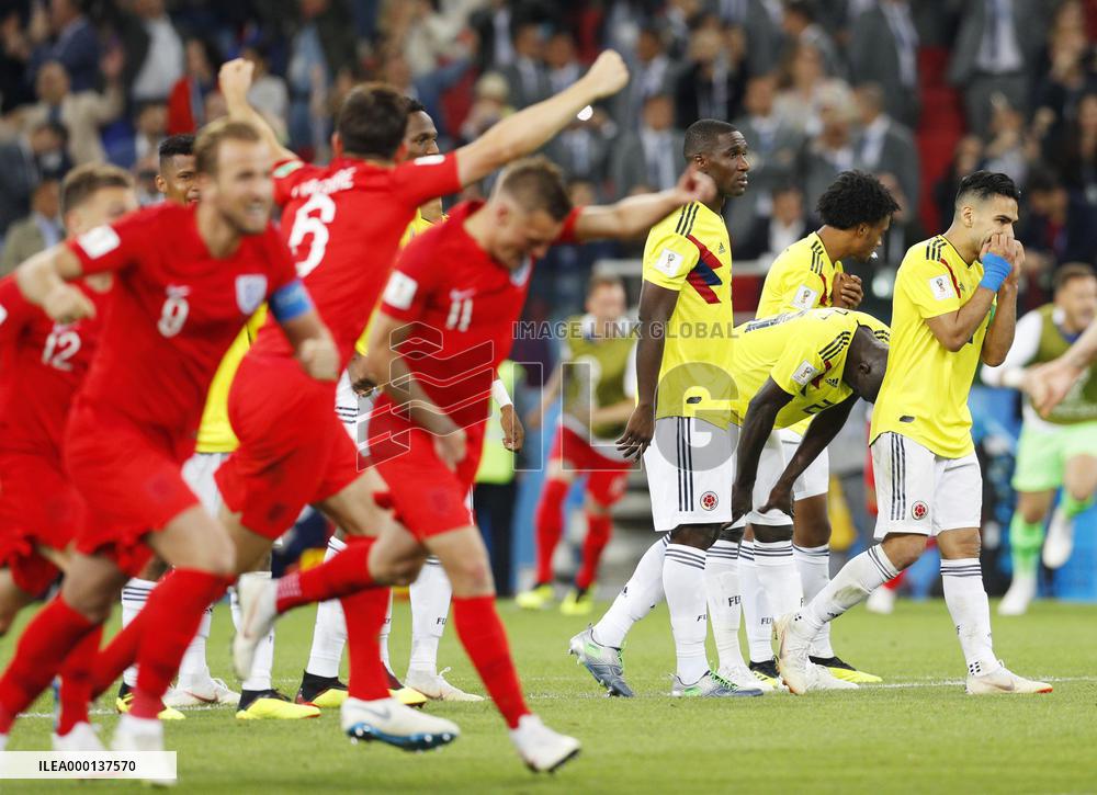 Football: Colombia vs England at World Cup