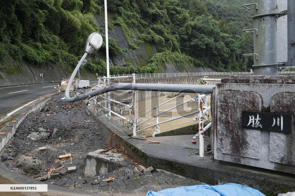 Torrential rains in western Japan