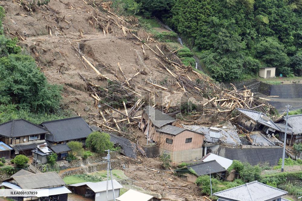 Torrential rains in western Japan