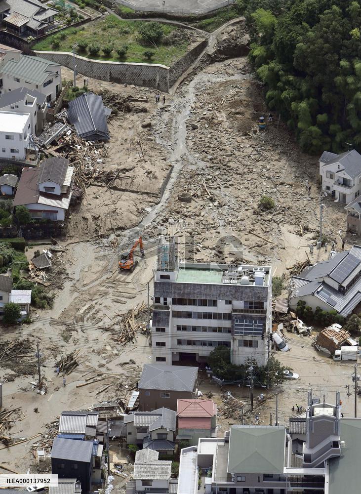 Torrential rains in western Japan