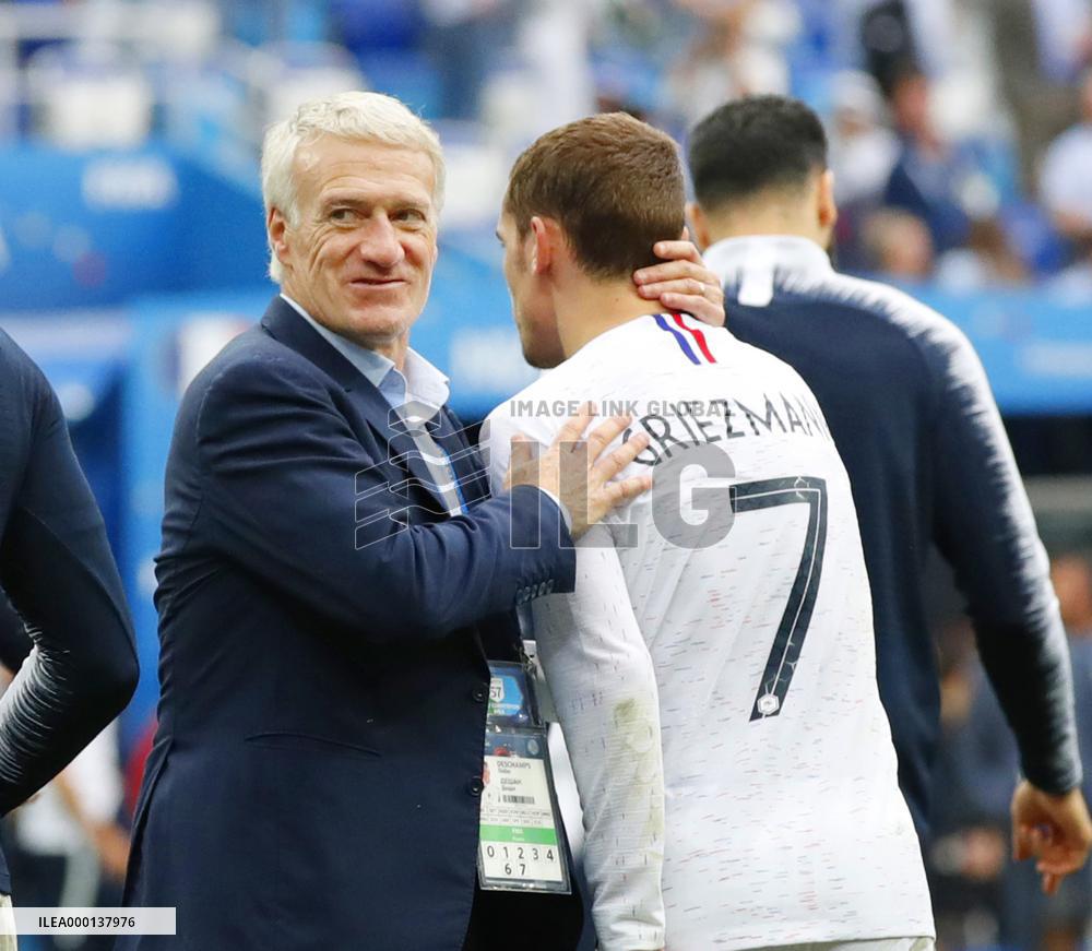 Football: Uruguay vs France at World Cup