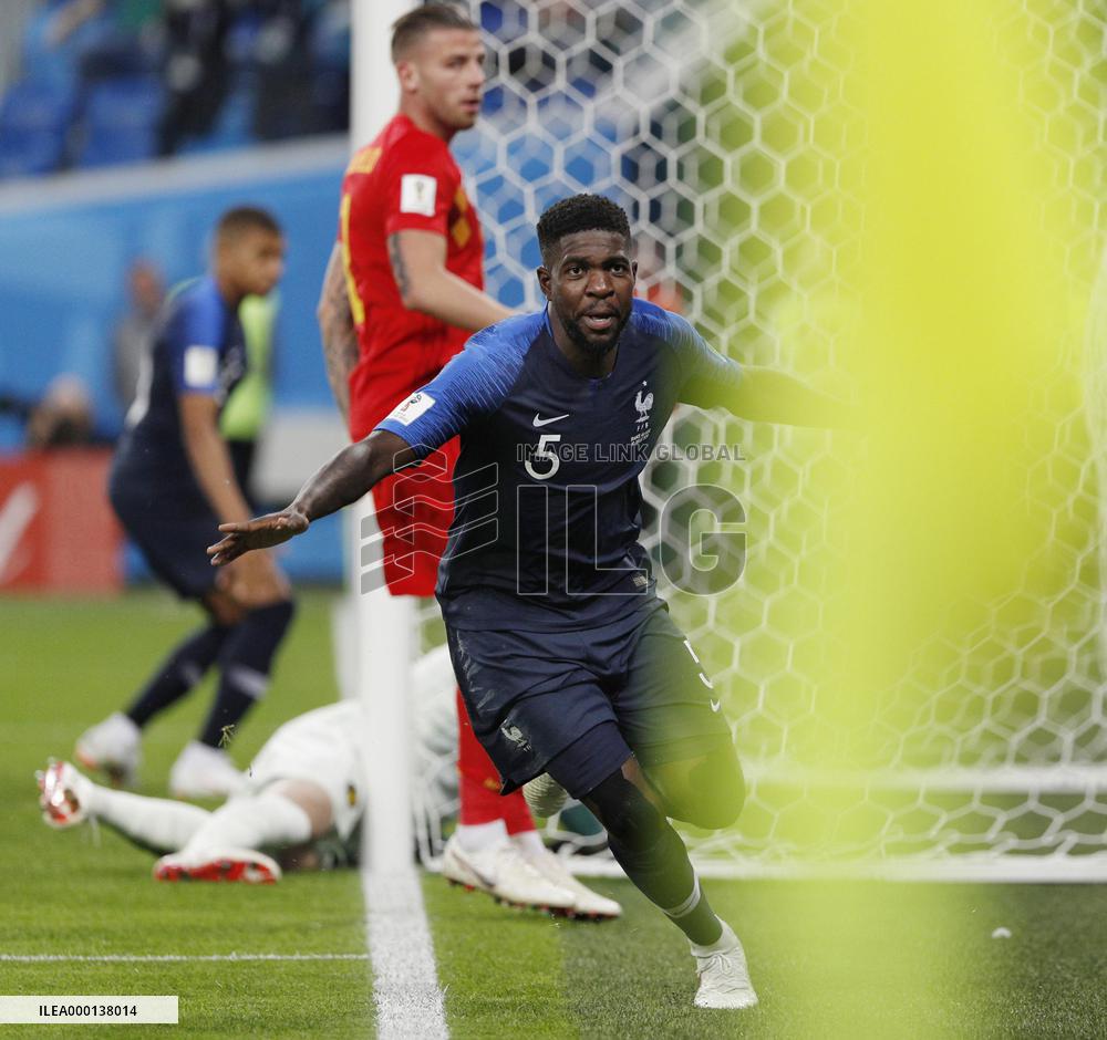 Football: France vs Belgium at World Cup