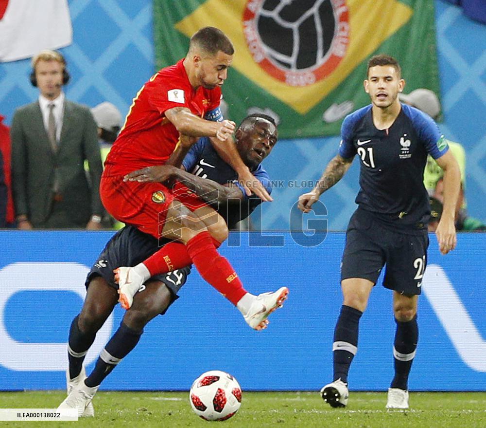 Football: France vs Belgium at World Cup