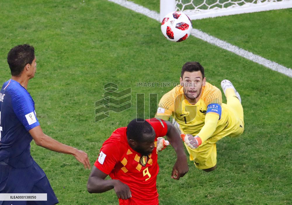 Football: France vs Belgium at World Cup