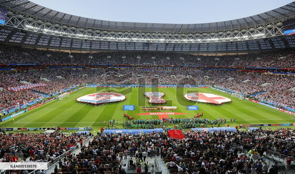 Football: Croatia vs England at World Cup