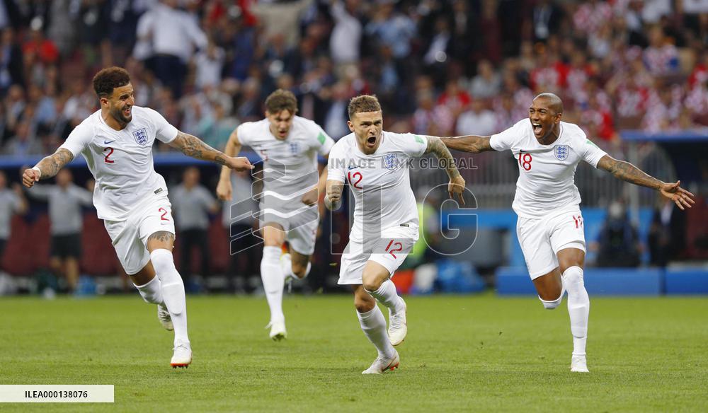 Football: Croatia vs England at World Cup