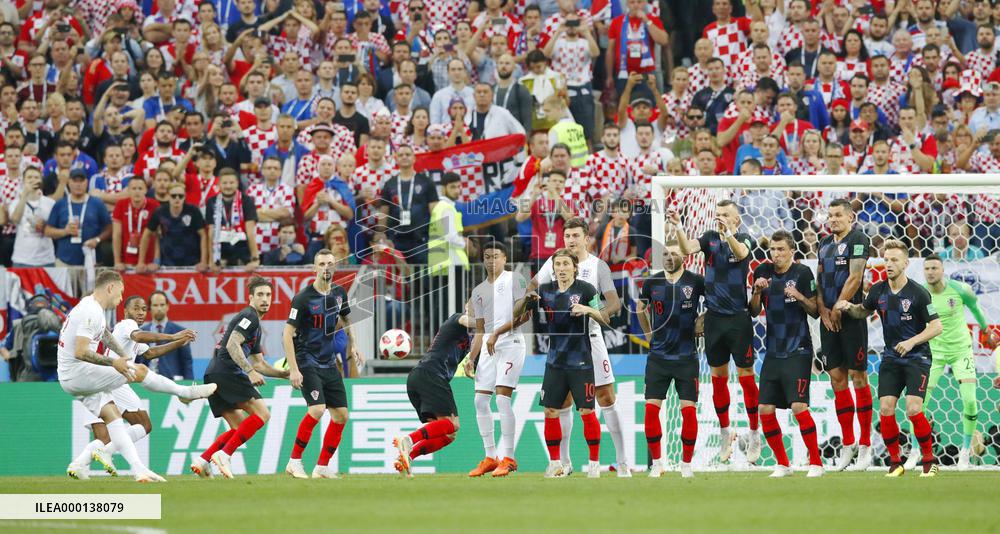 Football: Croatia vs England at World Cup