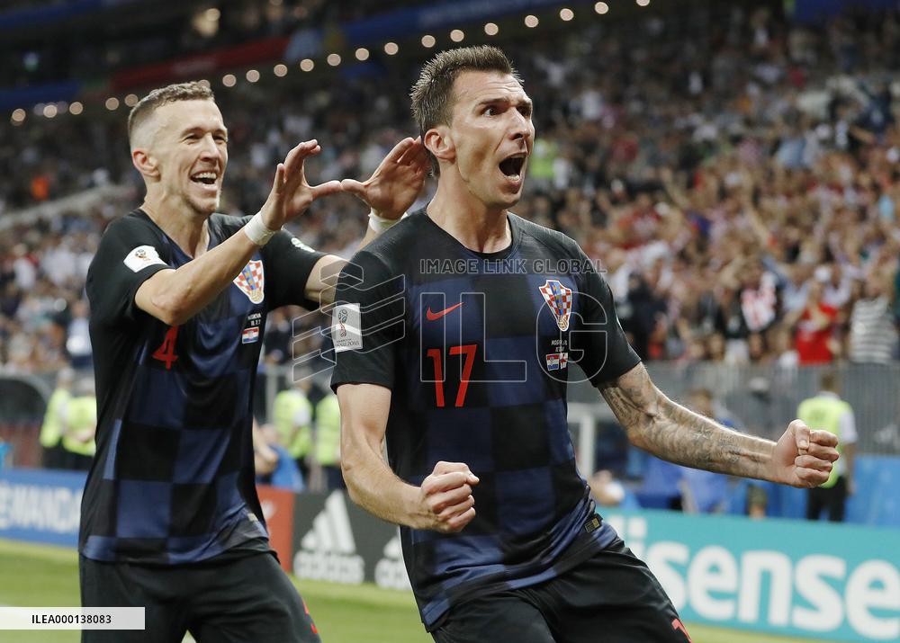 Football: Croatia vs England at World Cup