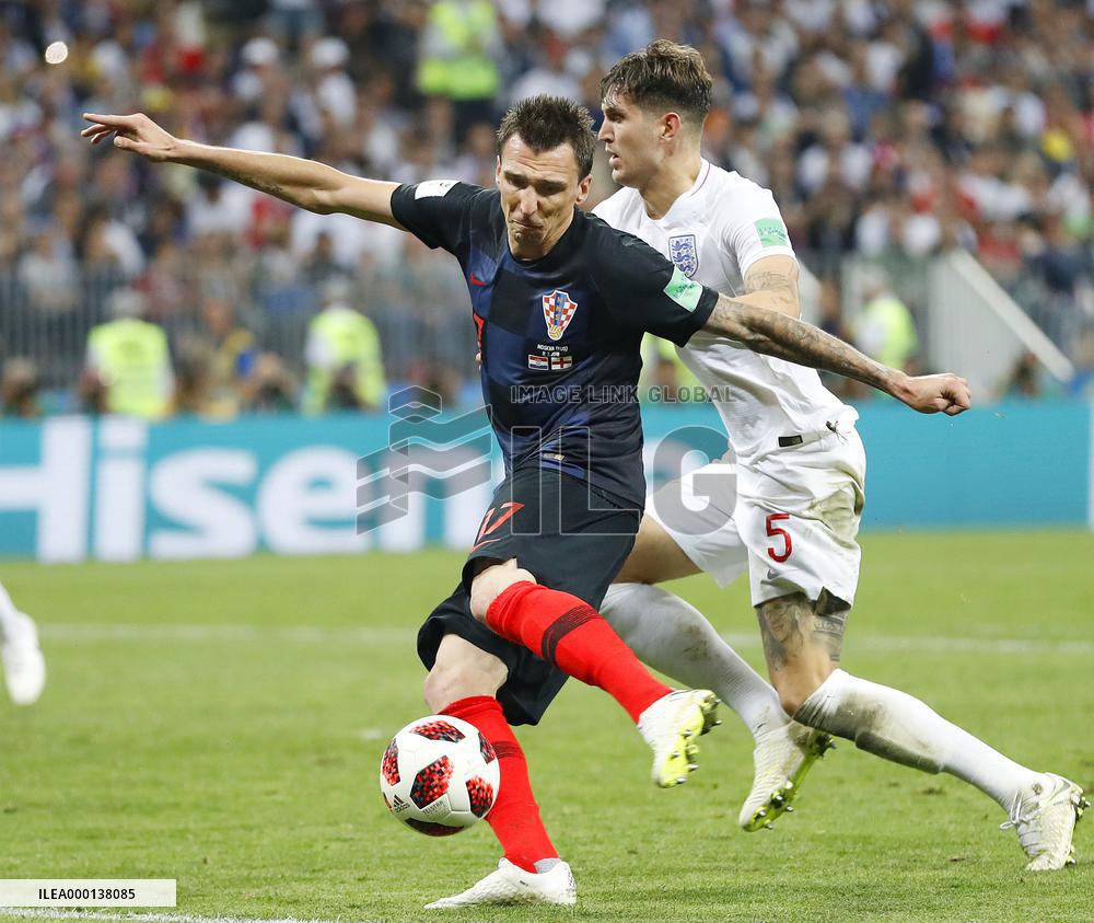 Football: Croatia vs England at World Cup