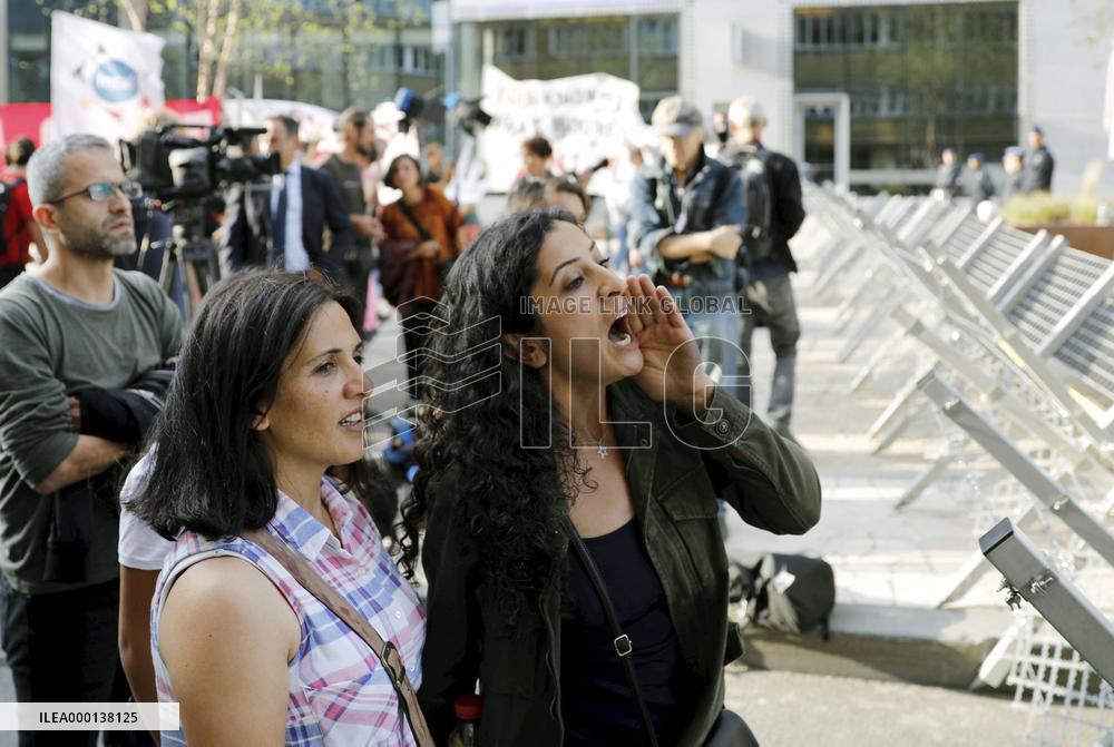 Anti-NATO rally in Brussels