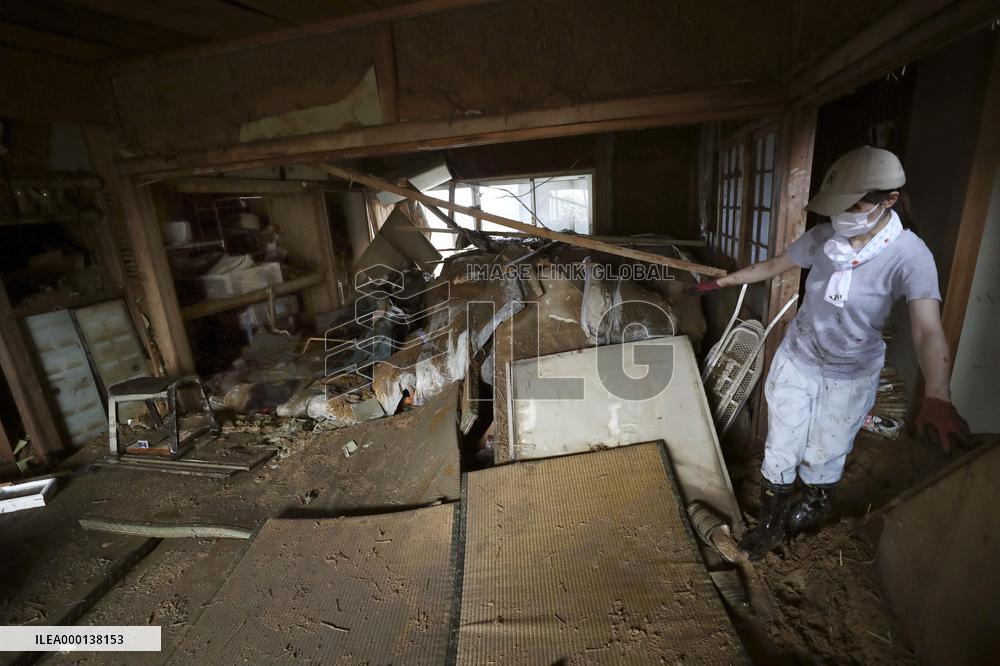 Torrential rains in western Japan