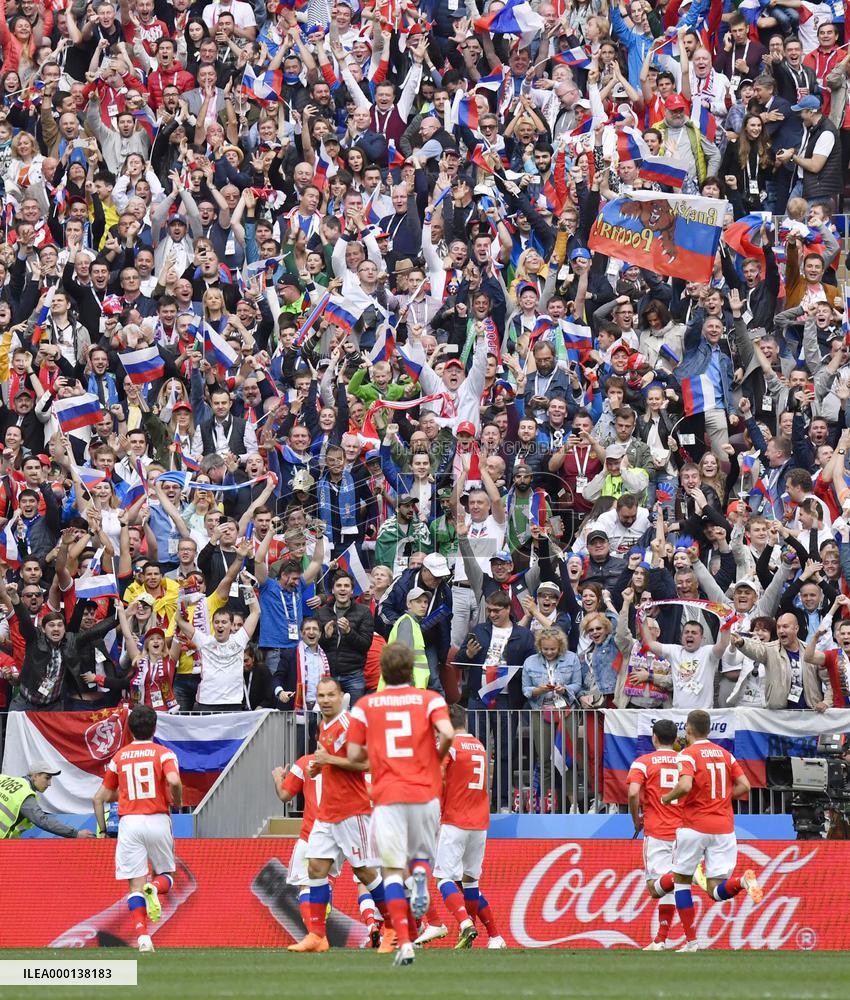 Football: Russia vs Saudi Arabia at World Cup