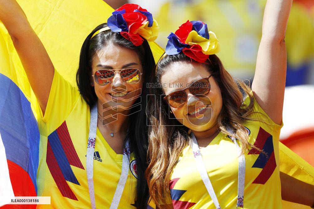Football: Colombia vs Japan at World Cup