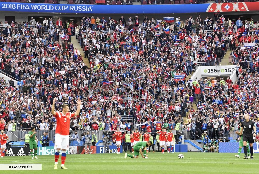 Football: Russia vs Saudi Arabia at World Cup