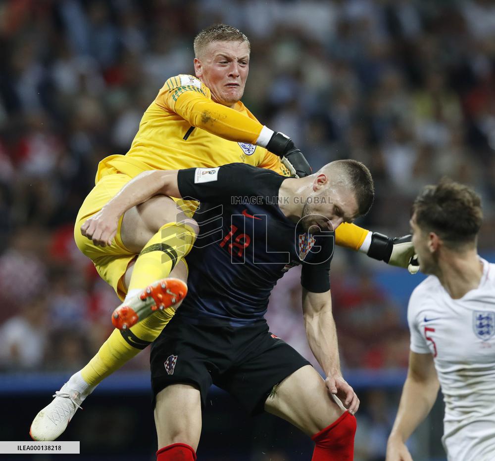 Football: Croatia vs England at World Cup