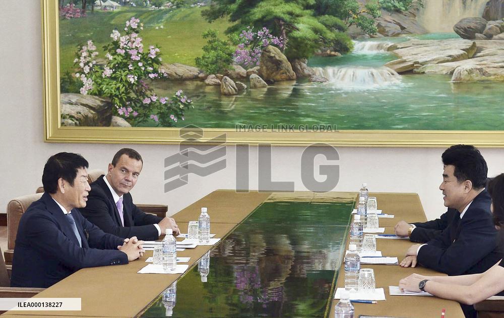 World gymnastics chief in N. Korea to discuss Tokyo Olympics