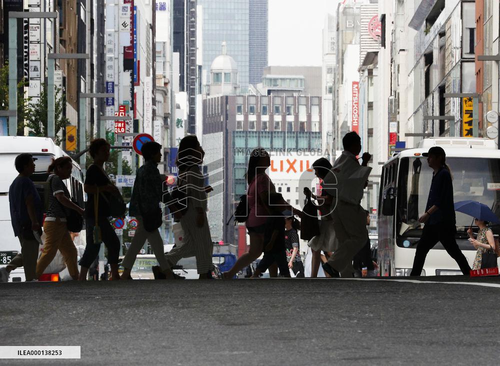 Summer heat in Japan