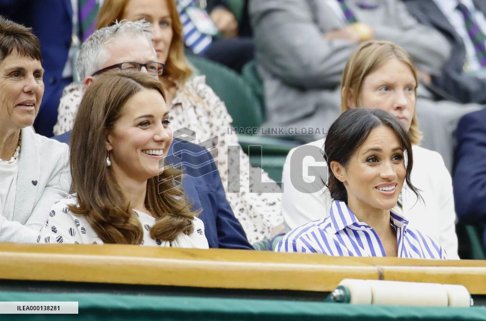 Tennis: British princesses at Wimbledon