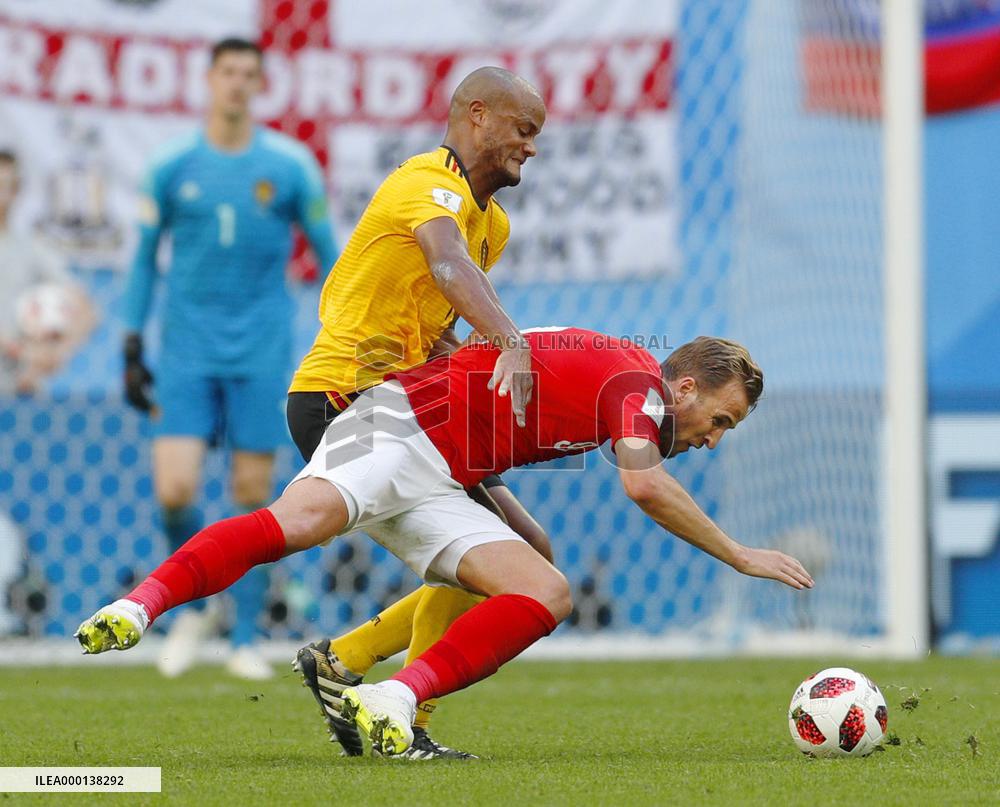 Football: Belgium vs England at World Cup