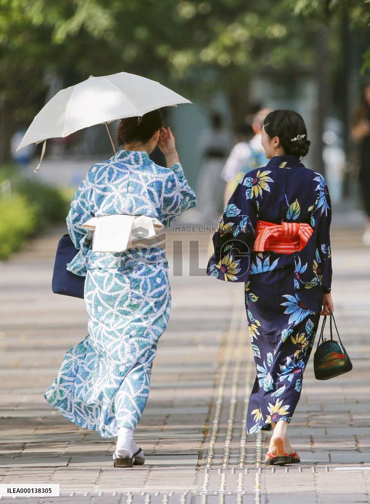 Summer heat in Japan