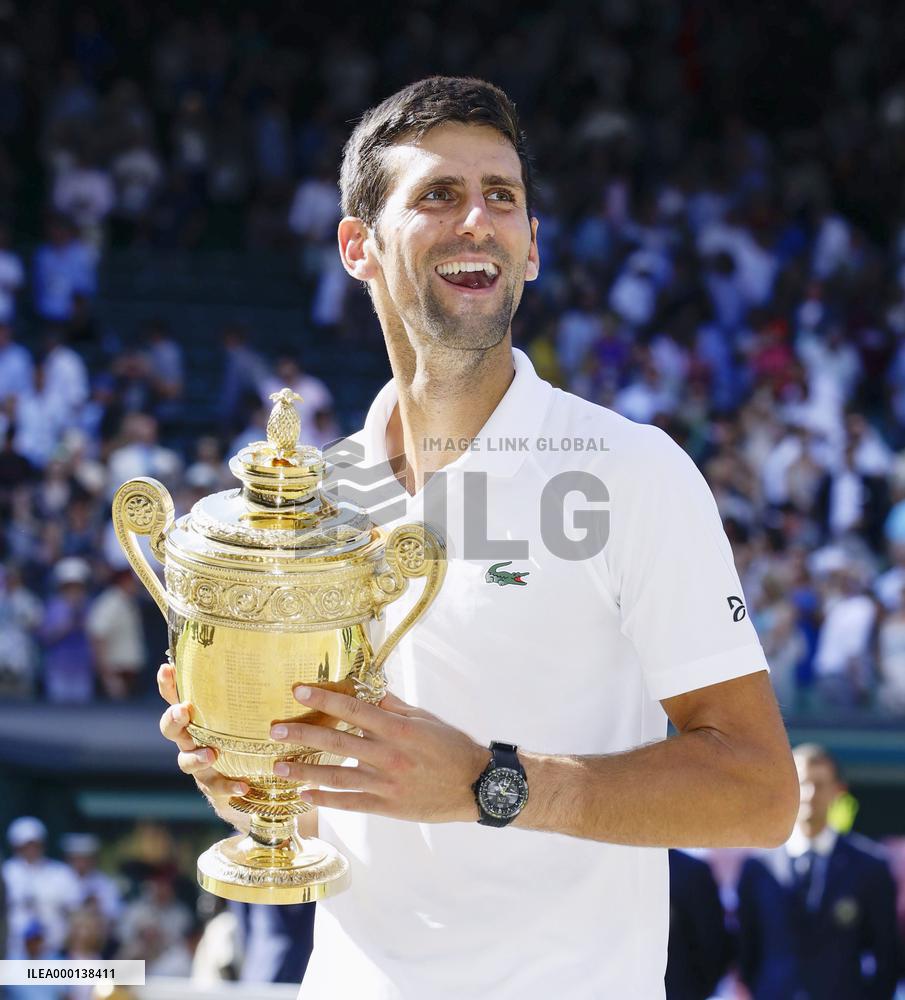 Tennis: Djokovic at Wimbledon