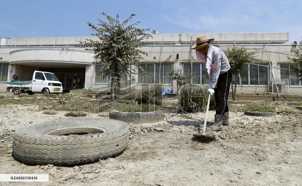 School in flood-hit area