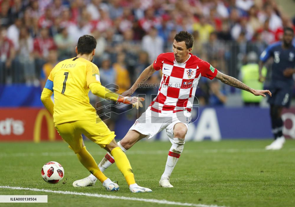 Football: France vs Croatia at World Cup